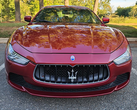 2022 Red Maserati Ghibli